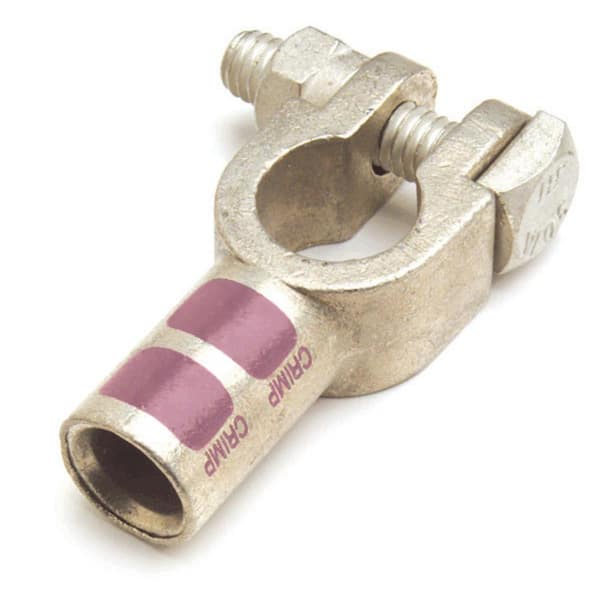 Unbranded Straight Barrel Die Cast Clamp - 1 Gauge, Positive, Pink