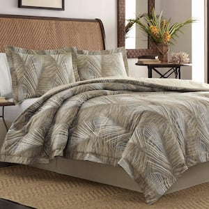 Raffia Palms Botanical Cotton Comforter Set