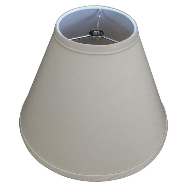 FenchelShades.com Fenchel Shades 12 in. Width x 8.25 in. Height Stone/Nickel Finish Empire Lamp Shade