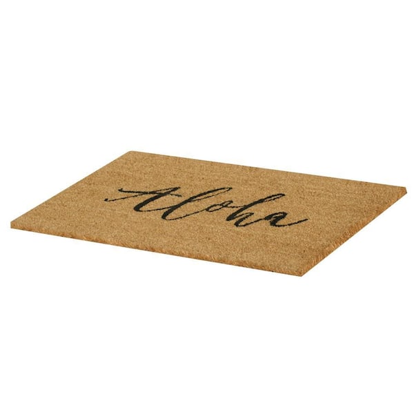 Island Greetings 18 in. X 30 in. Aloha (Hello) Welcome Mat