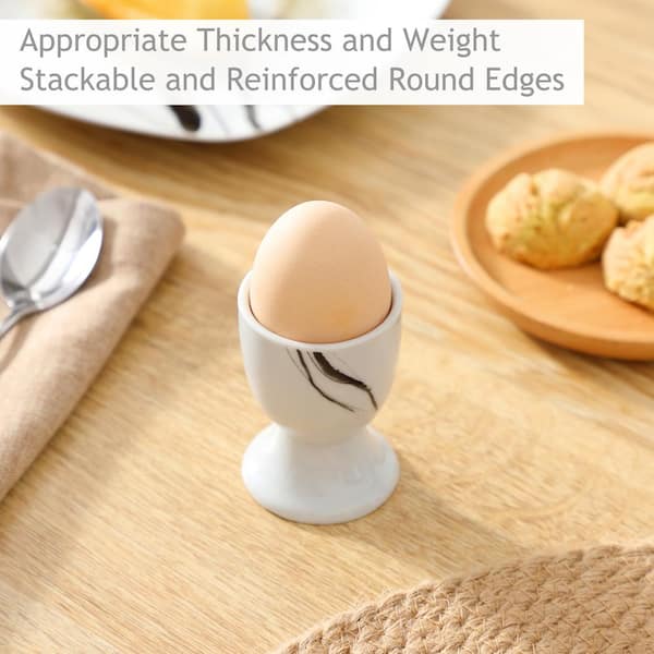 Stainless Steel Egg Cup Hard Boiled Egg Holder Kitchen Gadget Dinnerware  Durable