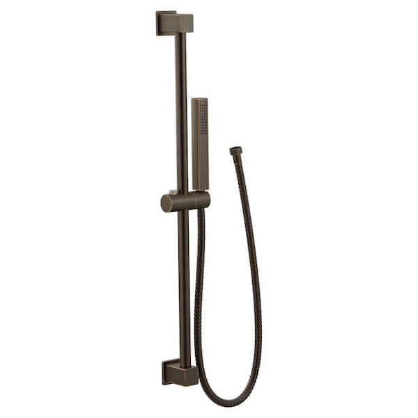 30 in. Square Shower Bar in Mediterranean Bronze
