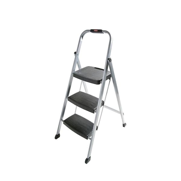 Rubbermaid 3-Step Steel Step Stool Ladder