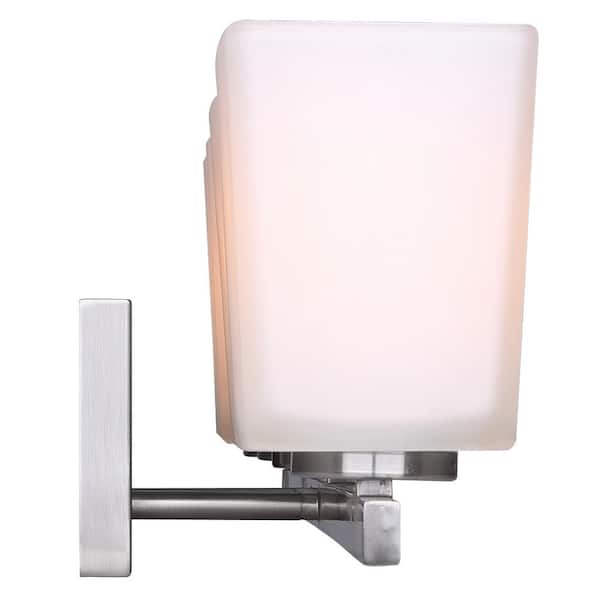 CANARM Hartley 3-Light Oil Rubbed Bronze Vanity Light With Flat Opal Glass Ivl472a03orb - View #5