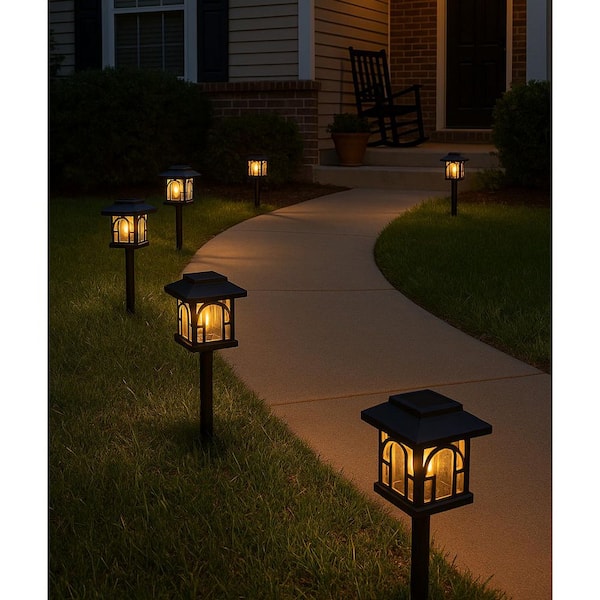 C Cattleya Black Solar 100 Lumen LED Weather Resistant Outdoor