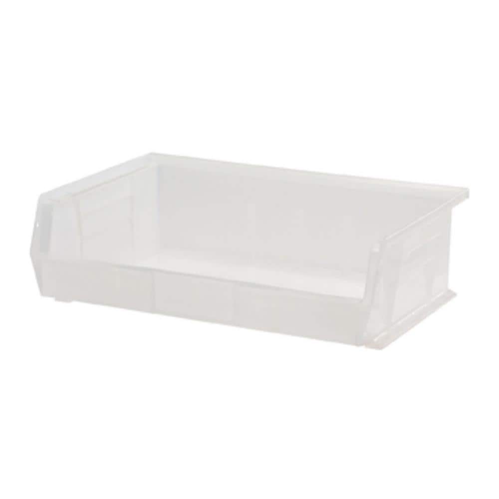 Ultra Series 7.77 Qt. Stack and Hang Bin in Clear (6-Pack) price history on PriceWatchPro