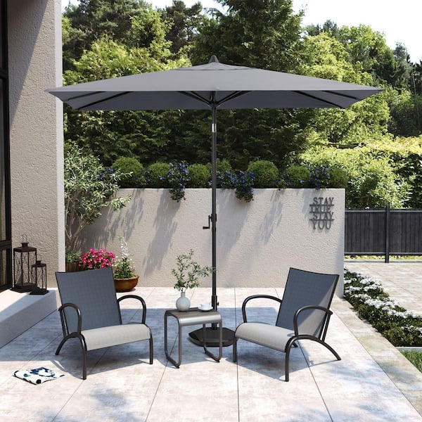 5 foot patio umbrella ribs ABCCANOPY 9FT 3 Tiers Patio Umbrella 8 Ribs OLEFIN 5-Year No Fading Light Blue