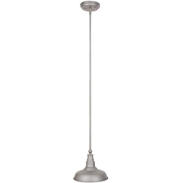 Design House Kimball 1-Light Galvanized Steel Indoor Mini Pendant