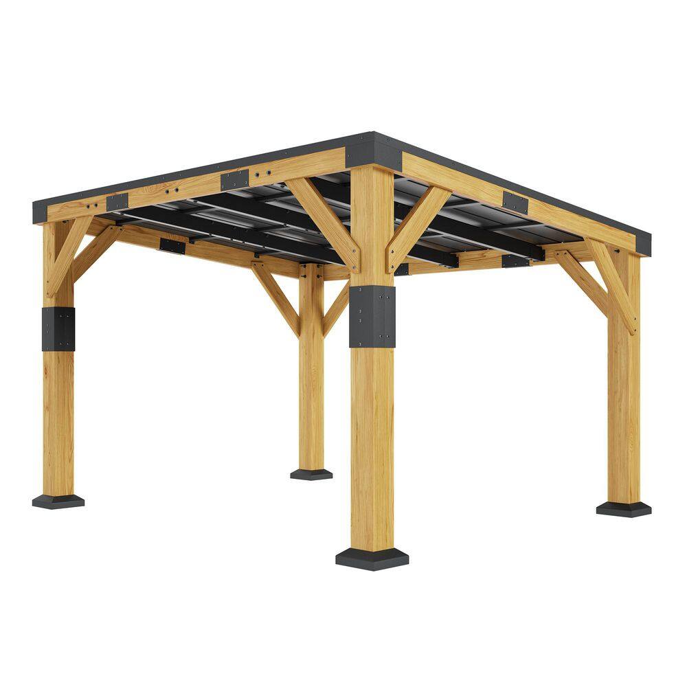 Classic Pavilion 10 ft. x 12 ft. Natural Cedar Hardtop Gazebo price history on PriceWatchPro