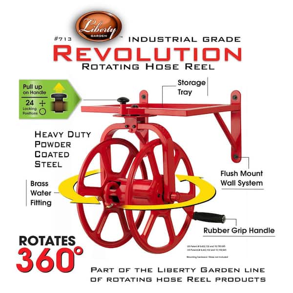 LIBERTY GARDEN Revolution Industrial Grade Rotating Garden Hose
