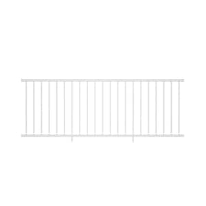 Rapid Rail 8 ft. x 36 in. Textured White Aluminum Horizontal Deck Railing Kit