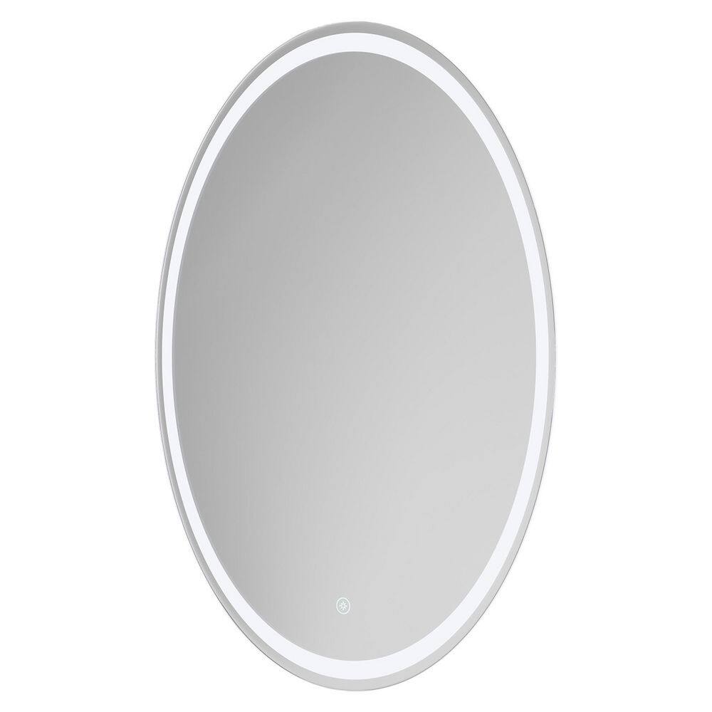 24 in. W x 32 in. H Oval Frameless UL Certified Front and Back LED Anti-Fog Tempered Glass Bathroom Vanity Mirror price history on PriceWatchPro