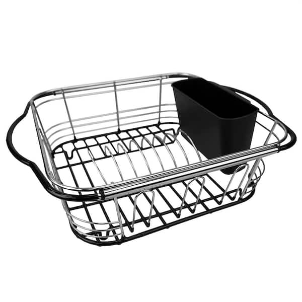 NEX Single Layer Adjustable Dish Rack, Stainless Steel BOWLSHELF06 - The  Home Depot