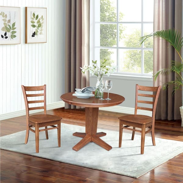 International Concepts Aria 3-Piece Distressed Oak 36 x 48 in