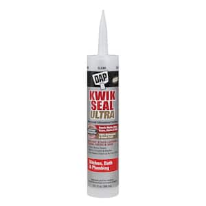 Kwik Seal Ultra 10.1 oz. Clear Advanced Siliconized Kitchen and Bath Caulk