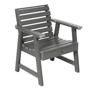 Glennville Coastal Teak Stationary Plastic Outdoor Lounge Chair