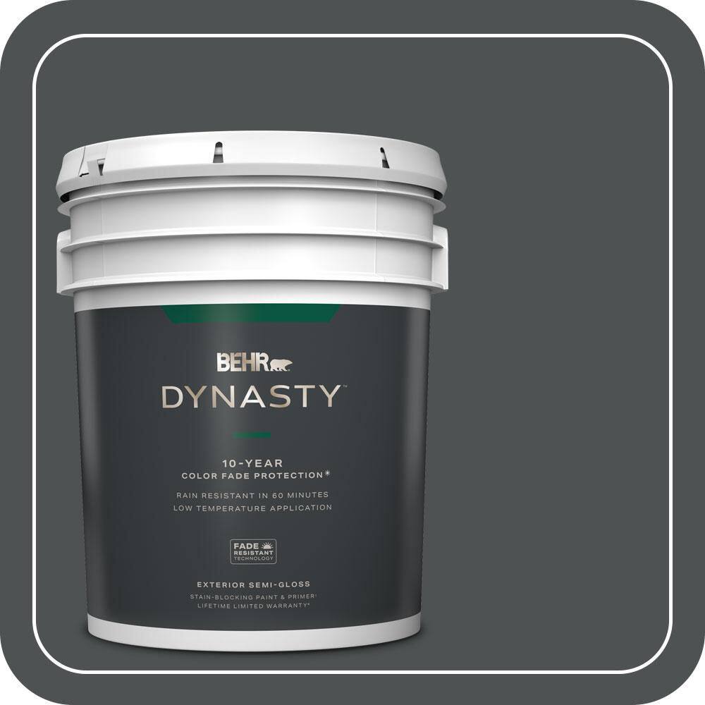 5 gal. #770F-6 Evening Hush Semi-Gloss Exterior Stain-Blocking Paint & Primer price history on PriceWatchPro