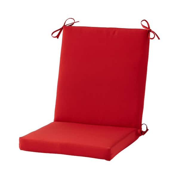 20 in x 19 in Outdoor High Back Chair Pad, Salsa