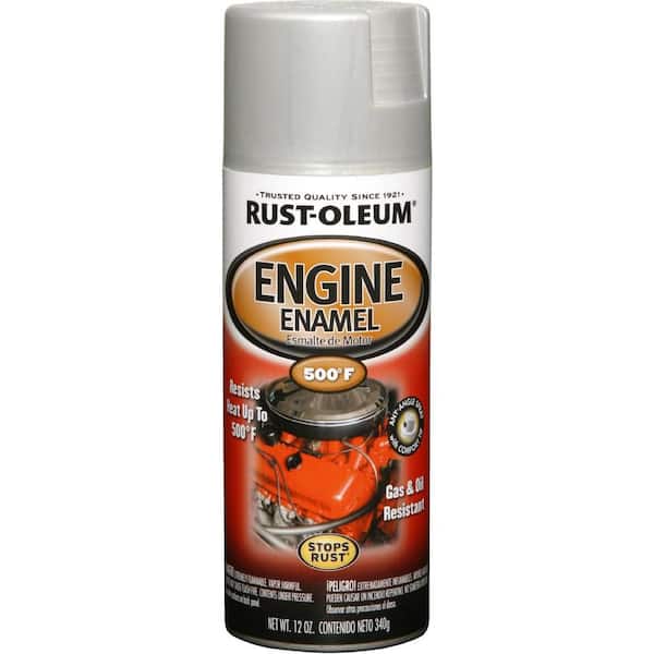 Rust-Oleum Automotive 12 oz. Semi-Gloss Cast Coat Aluminum Engine Enamel Spray Paint (6-Pack)