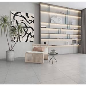 Melange Italian Porcelain Floor and Wall Tile 12"x24" Gray-Bulk Value (80 Sq. Ft.)