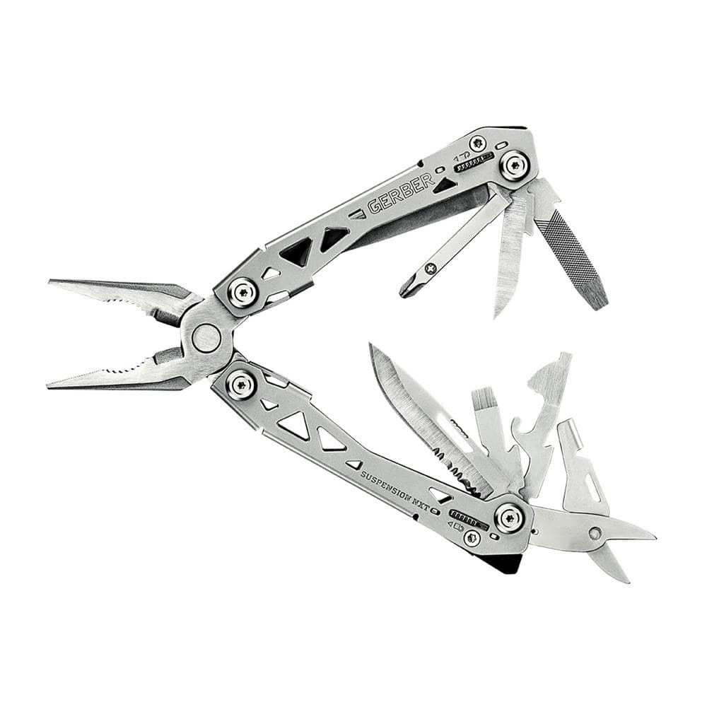 Gerber Dual-Force 12-in-1 Multi-Tool, EDC Gear and Equipment, Silver 
