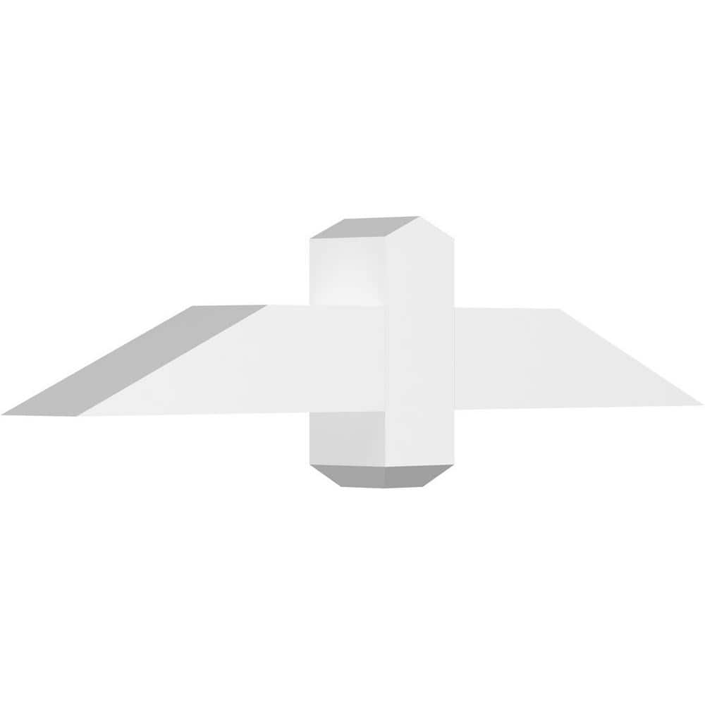 36 in. W x 7 1/2 in. H x 4 in. D x 4 in. F, 5/12 Pitch, Eugene Signature Urethane Gable Bracket, Primed Tan price history on PriceWatchPro