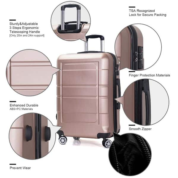 abs pc material luggage