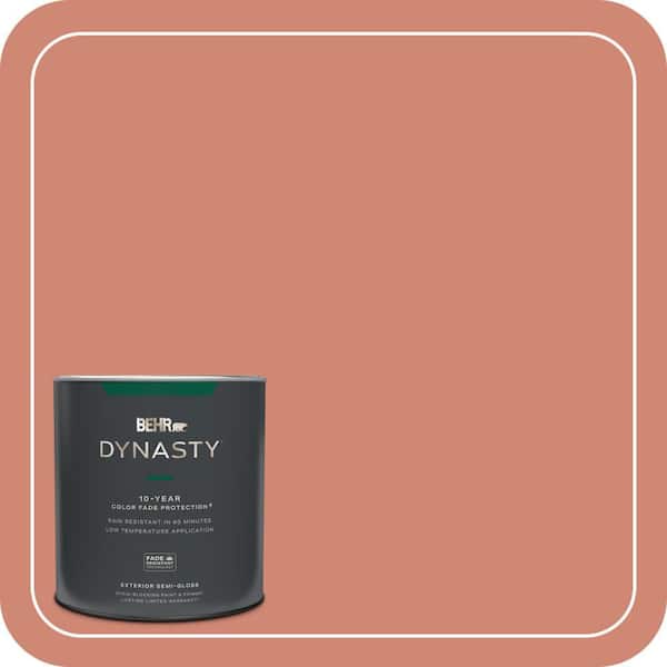 BEHR DYNASTY 1 qt. #210D-5 Copperleaf Semi-Gloss Enamel Exterior Stain-Blocking Paint & Primer