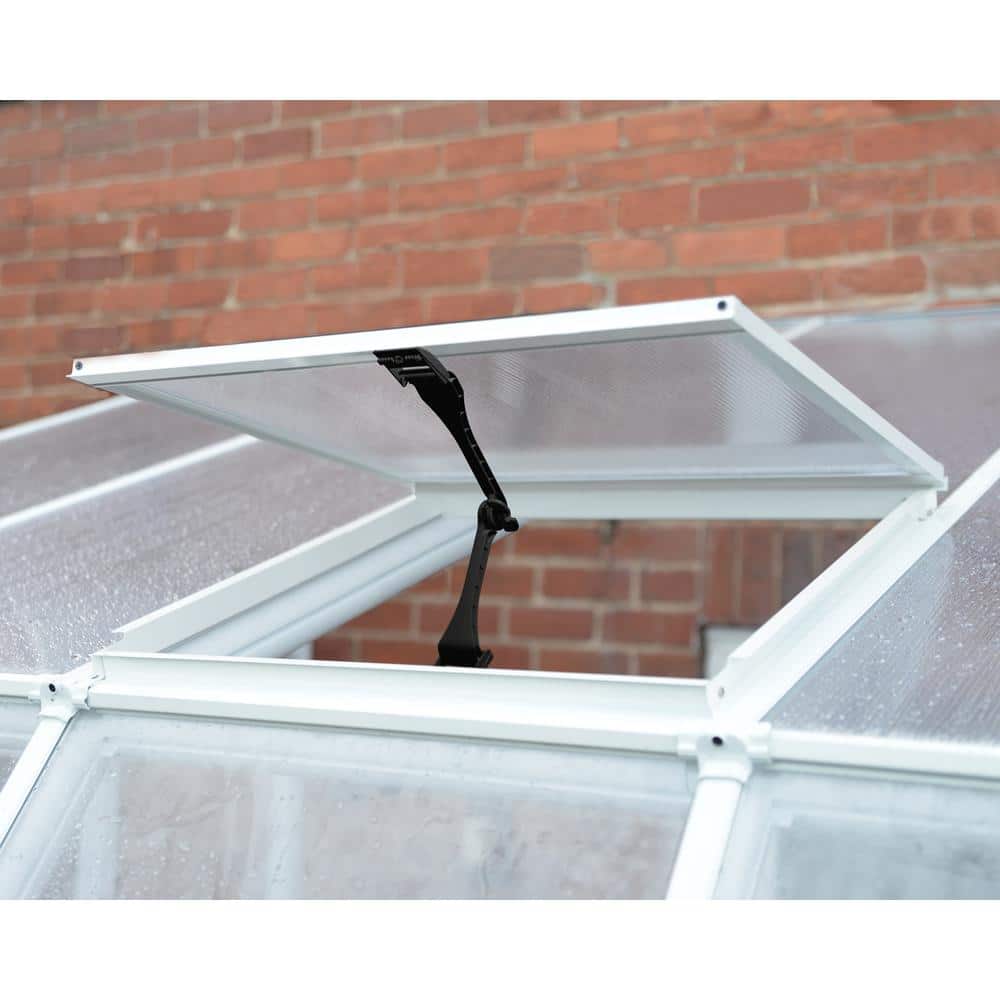 White Polycarbonate and Acrylic 8' x 14' Walk-In Greenhouse