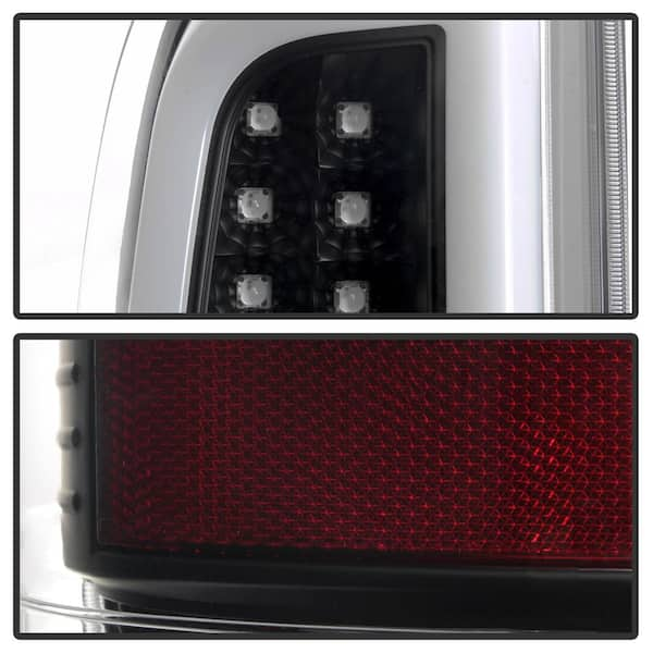 Ford F150 Styleside 97-03 / F250/350/450/550 Super Duty 99-07 Version 3  Light Bar LED Tail Lights - Black