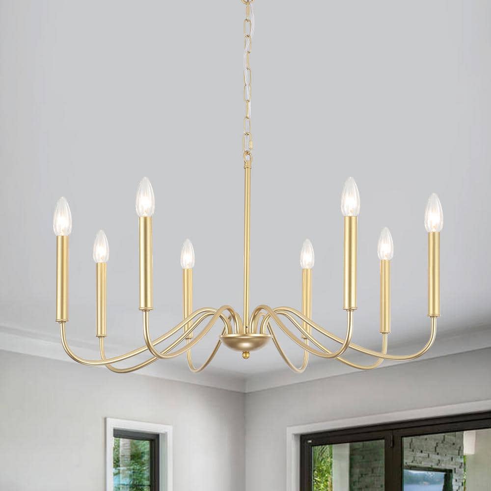 Church's　白色 MERODY 38 LWYTJO Clerise 8-Light Gold Classic Modern Candle Style