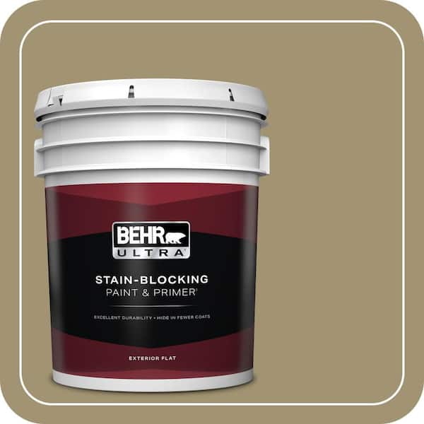 BEHR ULTRA 5 gal. #PMD-37 Caraway Flat Exterior Paint & Primer