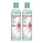 14 oz. Natural Mosquito Fogger with Plant-Based Rosemary Oil and Peppermint Oil, Aerosol Spray Can (2-Pack)