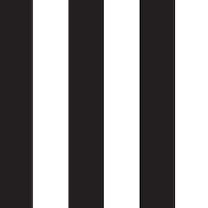 Black and White Striped Adhesive Wall Paper