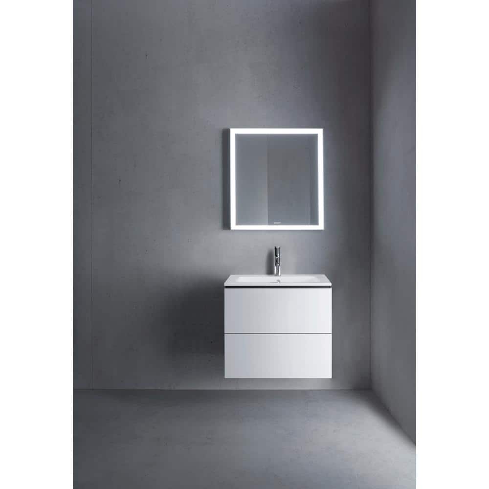 24.38'' White Wall-Mounted Single Bathroom Vanity
