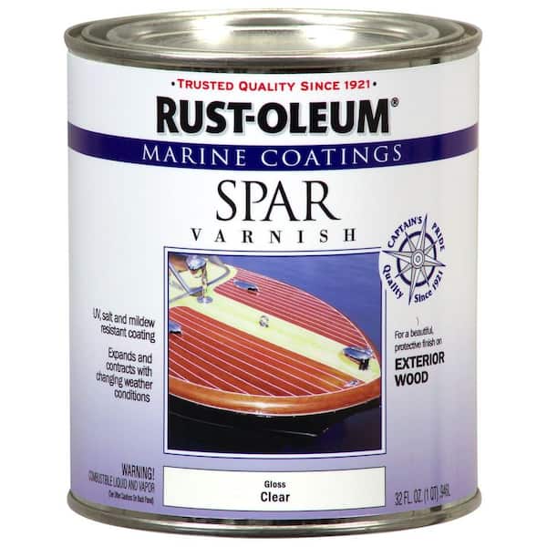 Rust-Oleum Marine 1 qt. Clear Gloss Spar Varnish Coatings (6-Pack)