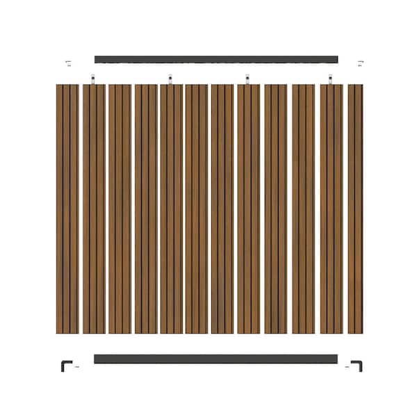 NewTechWood UltraEasy 6 ft. x 6 ft. Peruvian Teak Composite