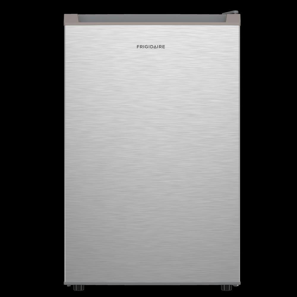 4.5 cu. ft. 23 in. Retro Mini Refrigerator with Sleek Design with Freezer and Manual Defrost in Stainless steel