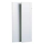 14 in. x 48 in. Classic White Wood Vertical Panels (2-Pack)