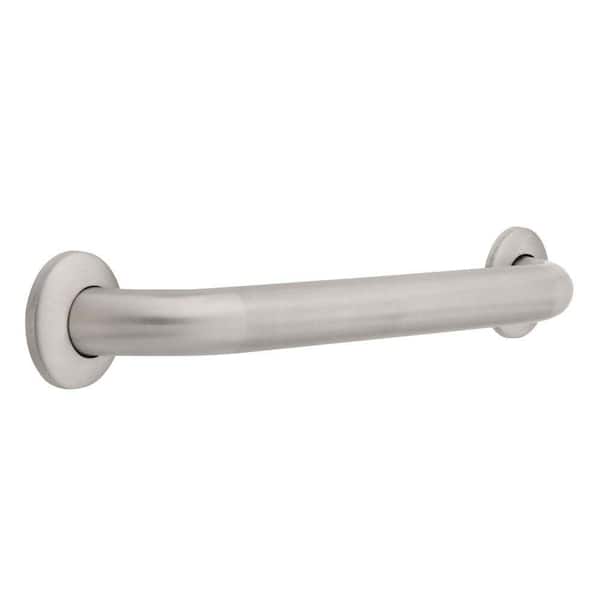 Franklin Brass 18 in. x 1-1/2 in. Concealed Screw ADA-Compliant Grab Bar in Peened Stainless