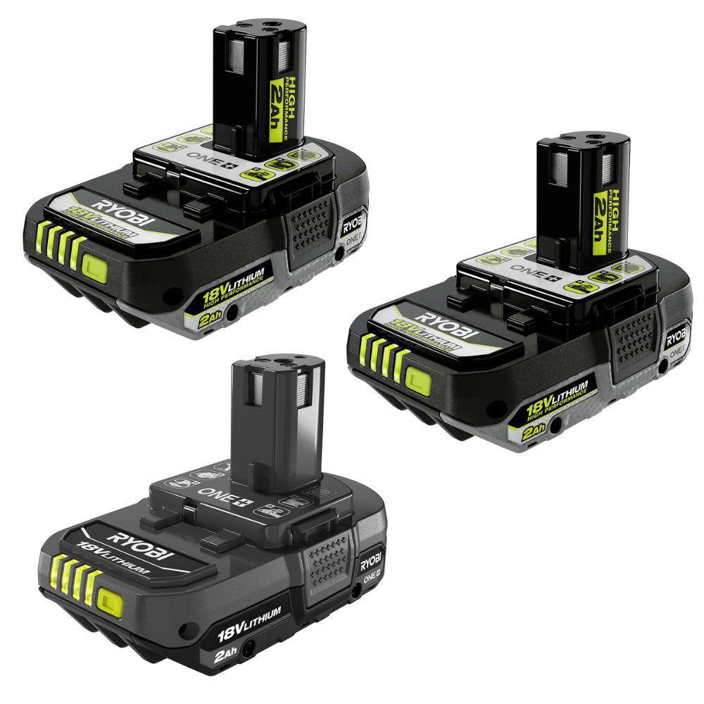 ONE+ 18V HIGH PERFORMANCE Lithium-Ion 2.0 Ah Compact Battery (2-Pack) with  2.0 Ah Battery price history on PriceWatchPro