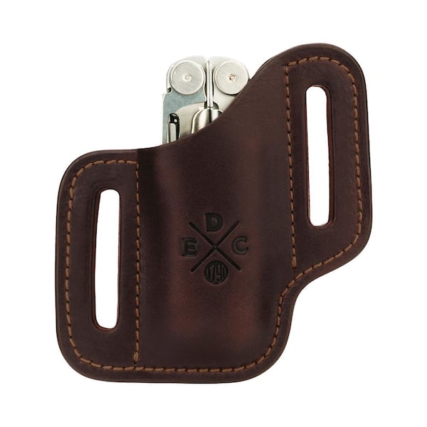 1791 EVERYDAY CARRY 4.7 in. Standard Medium Burgundy Full-Grain Leather Tool Organizer