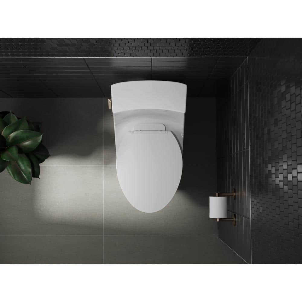 White Quiet-Close Elongated Toilet Seat with ReadyLatch