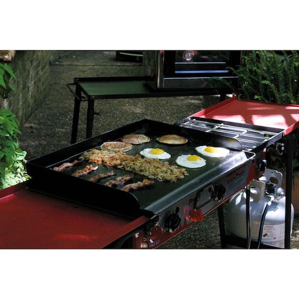 Camp Chef Professional Flat Top Griddle, True Seasoned Finish steel  griddle, 16 x 24 Cooking Surface