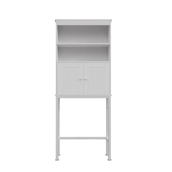 Unbranded 30.55 in. W x 9.84 in. D x 75 in. H Bathroom White Linen Cabinet