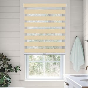 Chicology Cordless Light Filtering Dual Layer Polyester Zebra