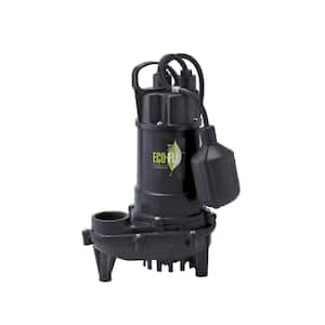 1/3 HP Cast Iron Submersible Sump Pump with Wide Angle Switch