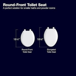 Memoirs 12 in. Rough In 2-Piece 1.28 GPF Single Flush Round Toilet in White Seat Not Included