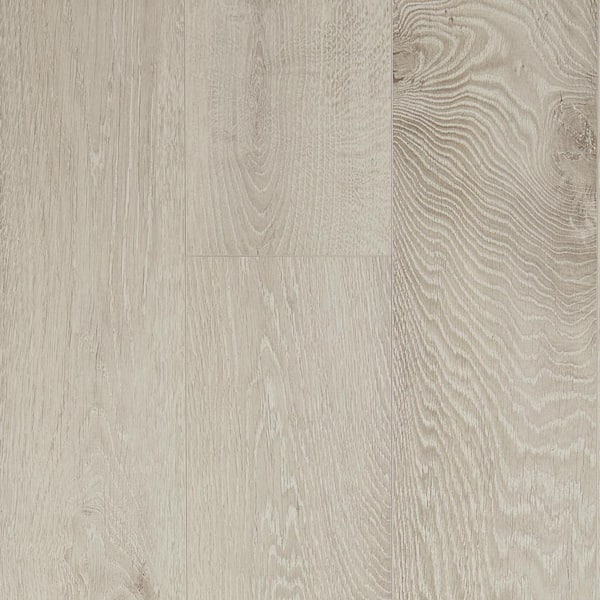 ASPEN FLOORING Egret 30 MIL x 6.6 in. W x 48 in. L Click Lock Waterproof Luxury Vinyl Plank Flooring (30.9 sqft/case)