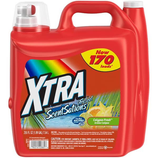 Xtra 255 oz. Calypso Fresh 2X Liquid Laundry Detergent 42881 - The